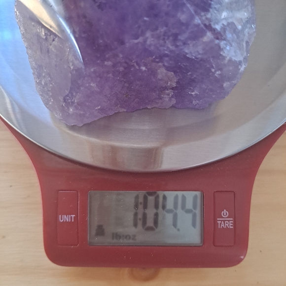 Amethyst Polished Point with a Flat Base - Picture 8 of 8